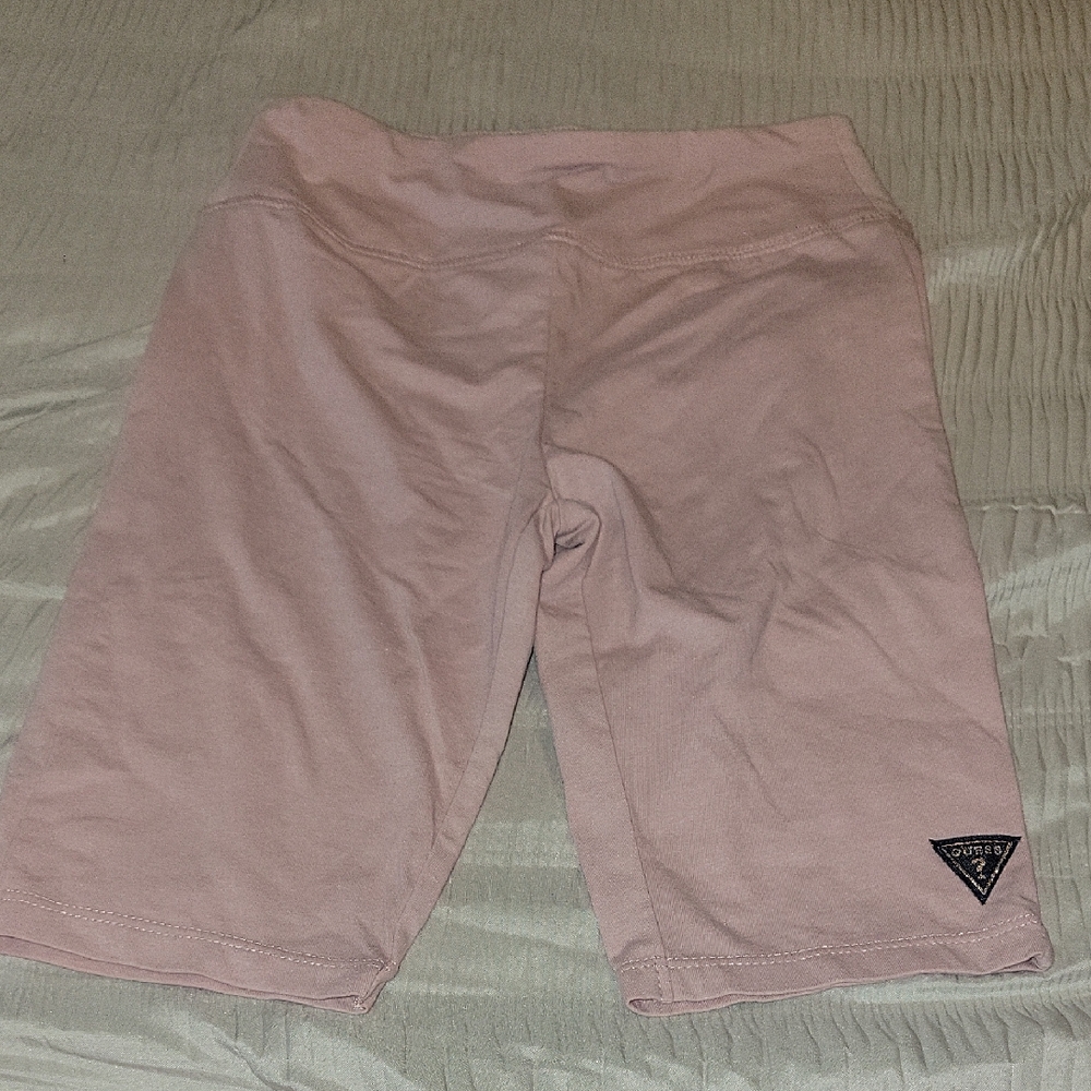 Guess Girl's Soft Pink Bike Shorts